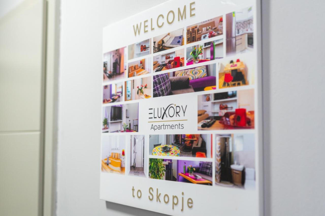 Skopje Eluxory Apartments Exterior foto